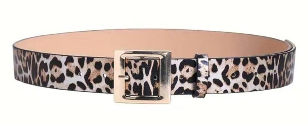 Women's Leopard Print Belt.