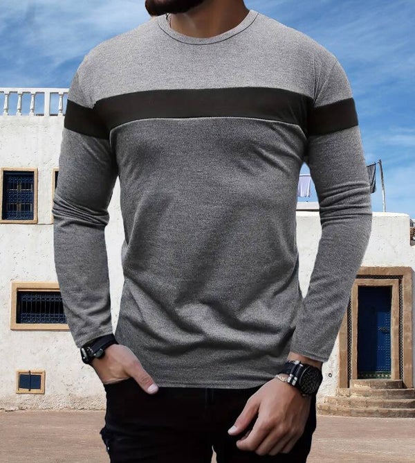 Men's Crew Neck Long Sleeve Active T-shirt Tee