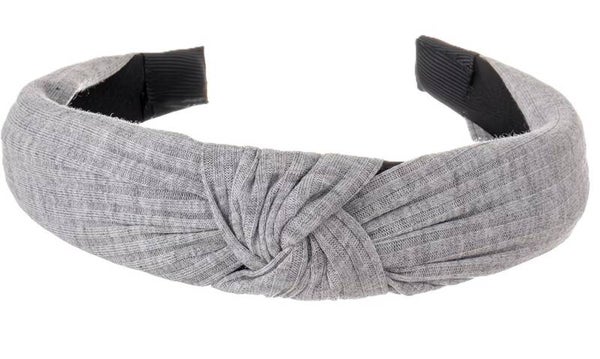 Ribbed Texture Knotted Headband