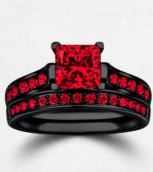 Unisex "Dragon & Gem" Couples Fashion Ring Set