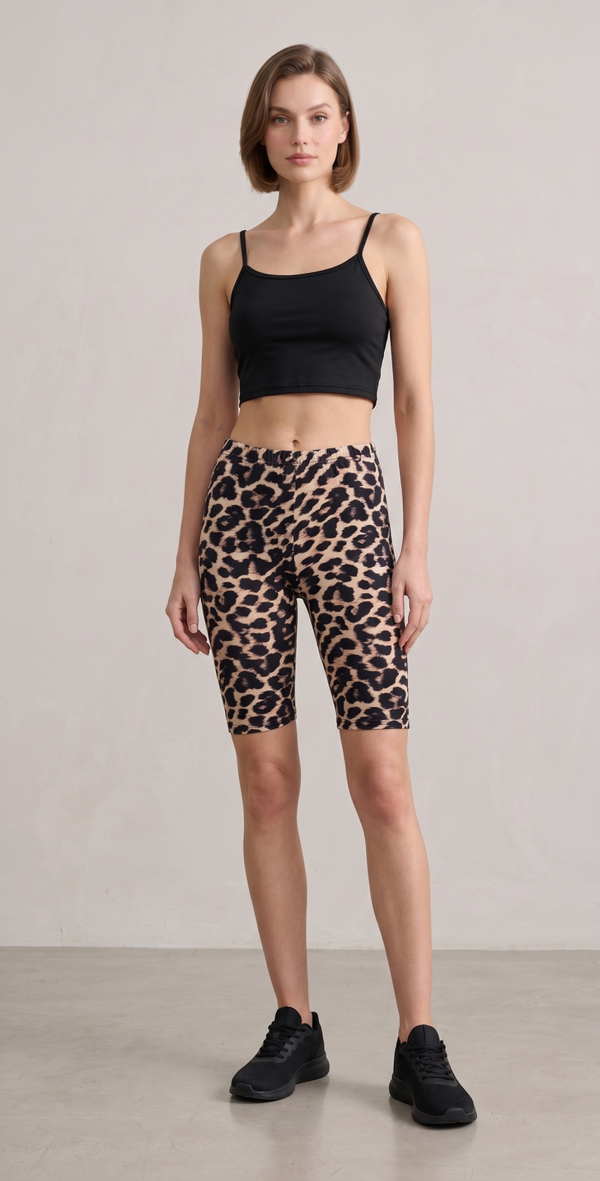 Women's Two-Piece Camisole and Bike Shorts Set