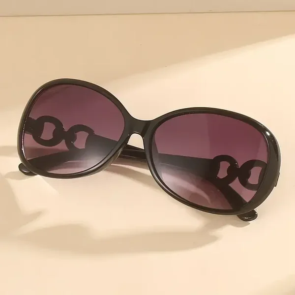 Women's Large Oval Frame Sunglasses