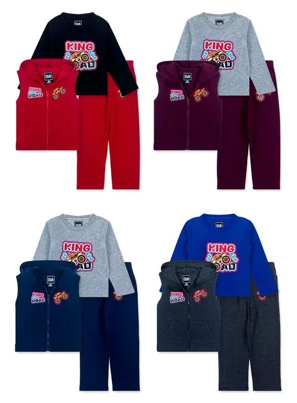 Boys' Toddler 3PC Fleece Set
