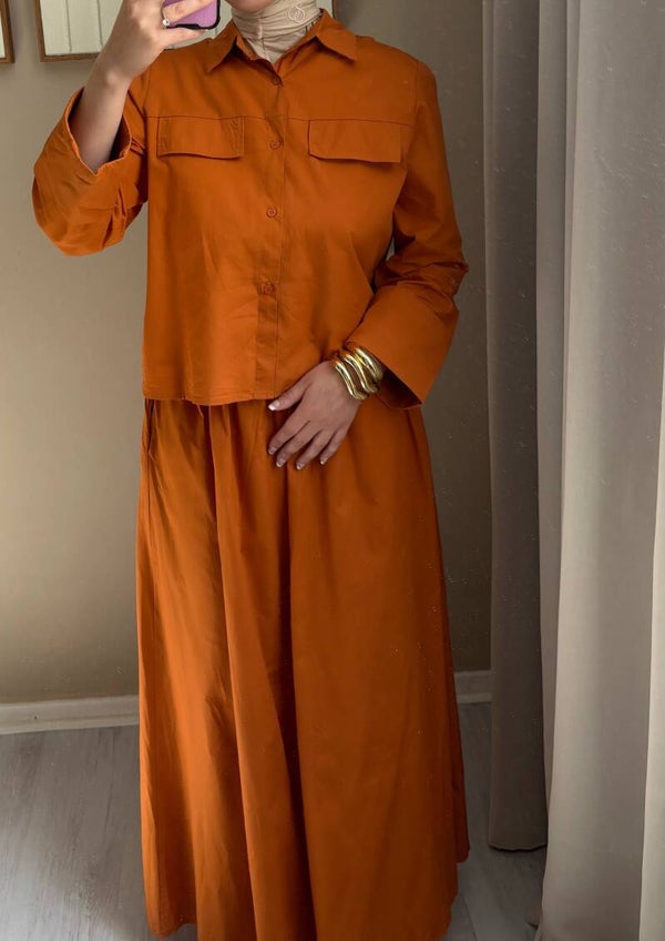 Ayla set oranje