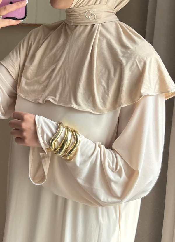 Instant hijab bamboo jersey