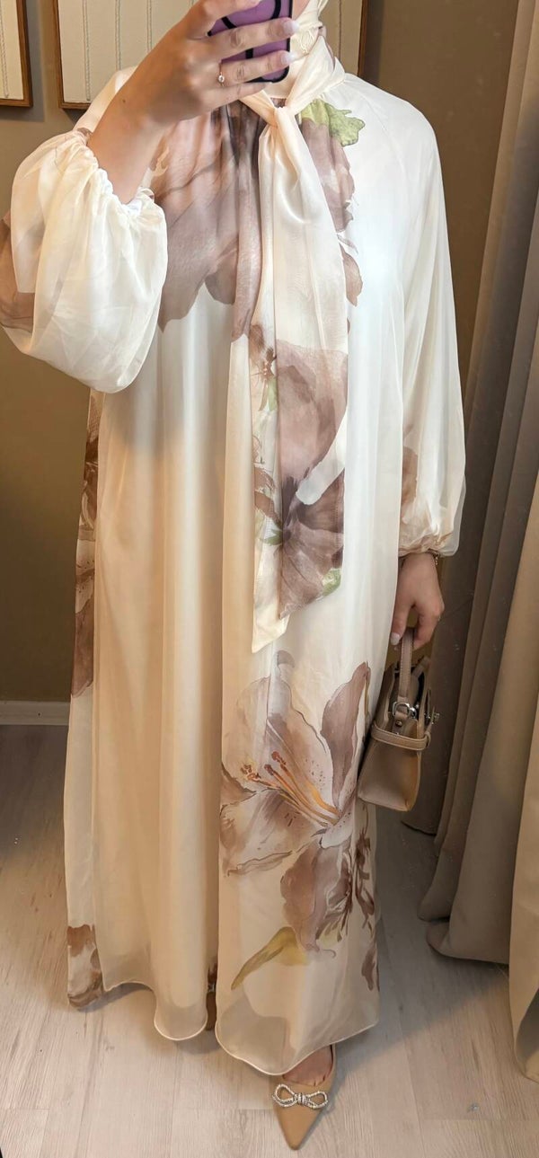 Amara dress taupe