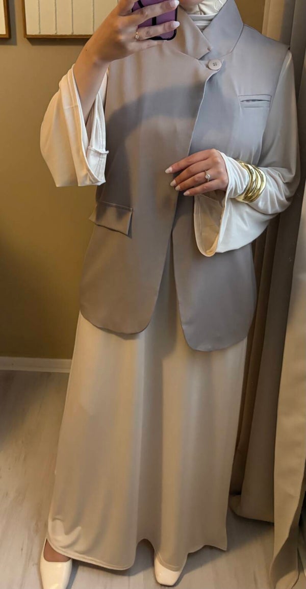 Sienna gilet taupe