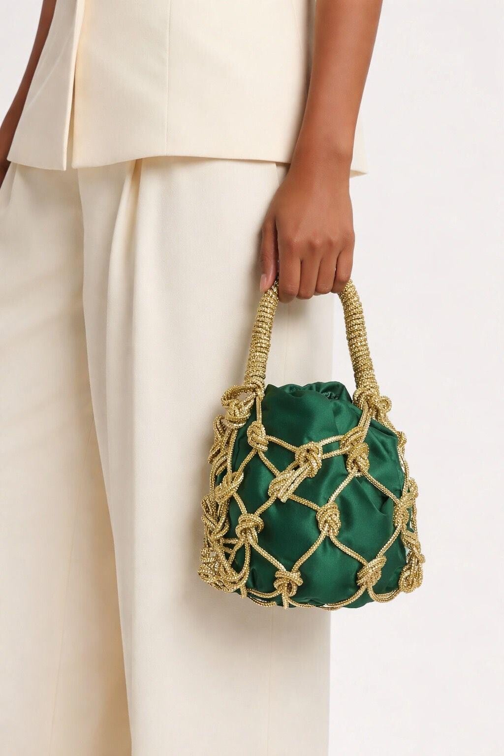 borsa  gioiello in cristalli