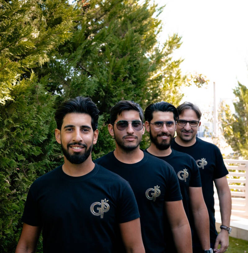 Our Story section image showing the family behind Green Planet Gardening Cyprus, a luxury boutique landscaping company creating Mediterranean garden design with quality, passion and genuine dedication.