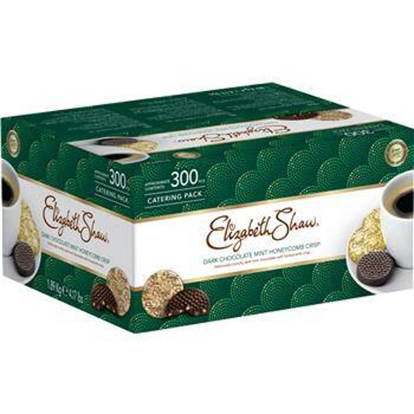 Choklad E. Shaw Mörk Mintcrisp 300st