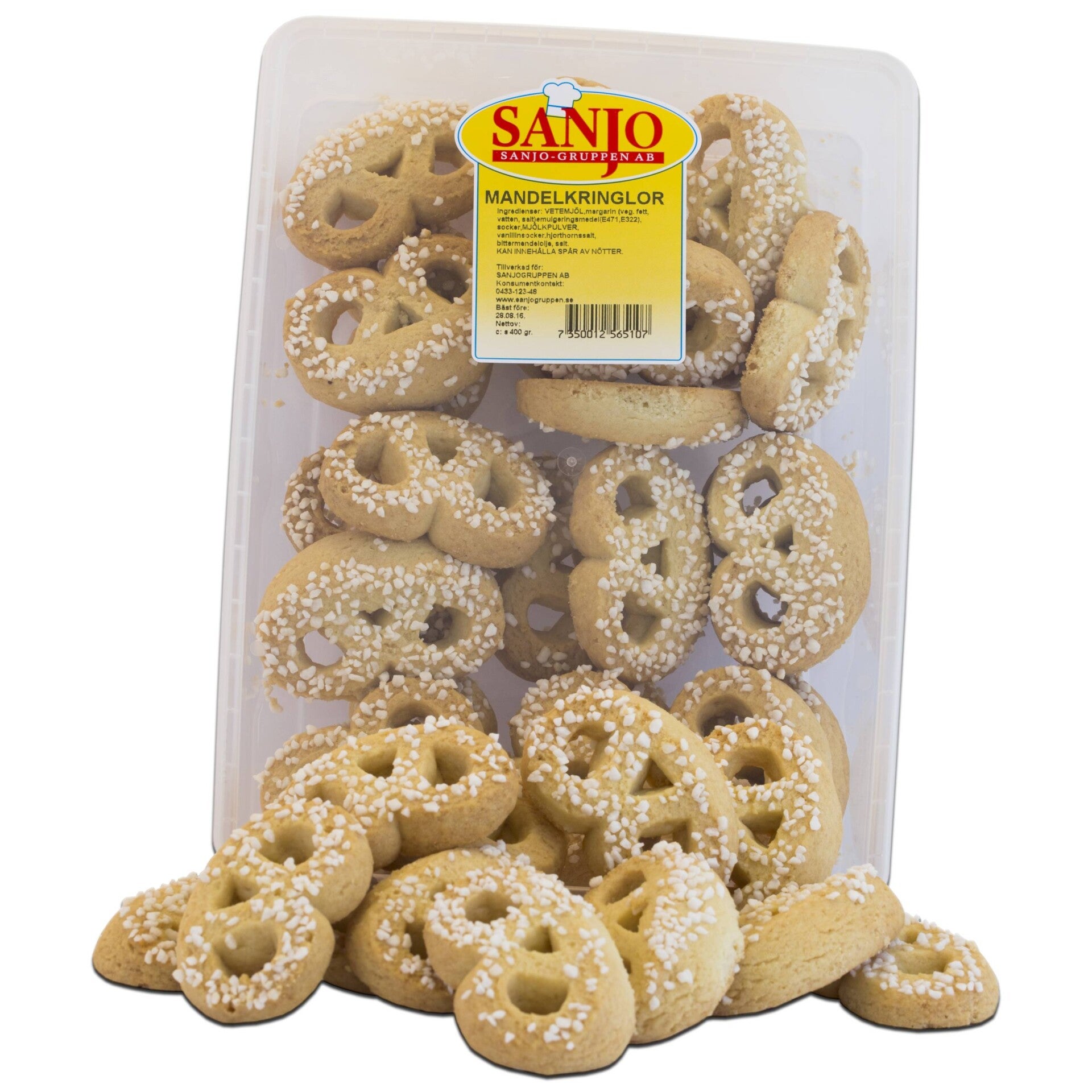 Mandelkringlor 500g