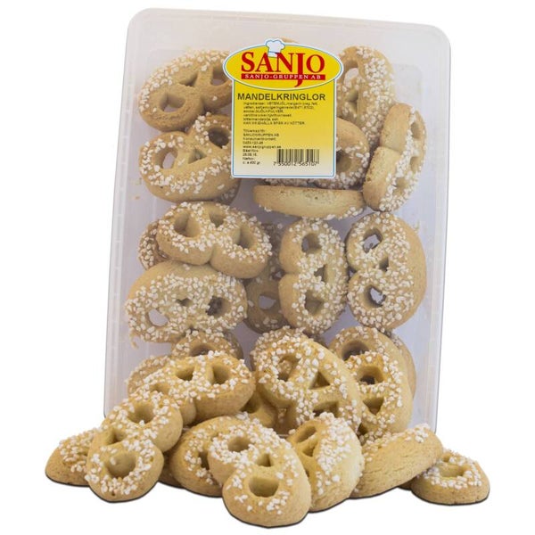 Mandelkringlor 500g