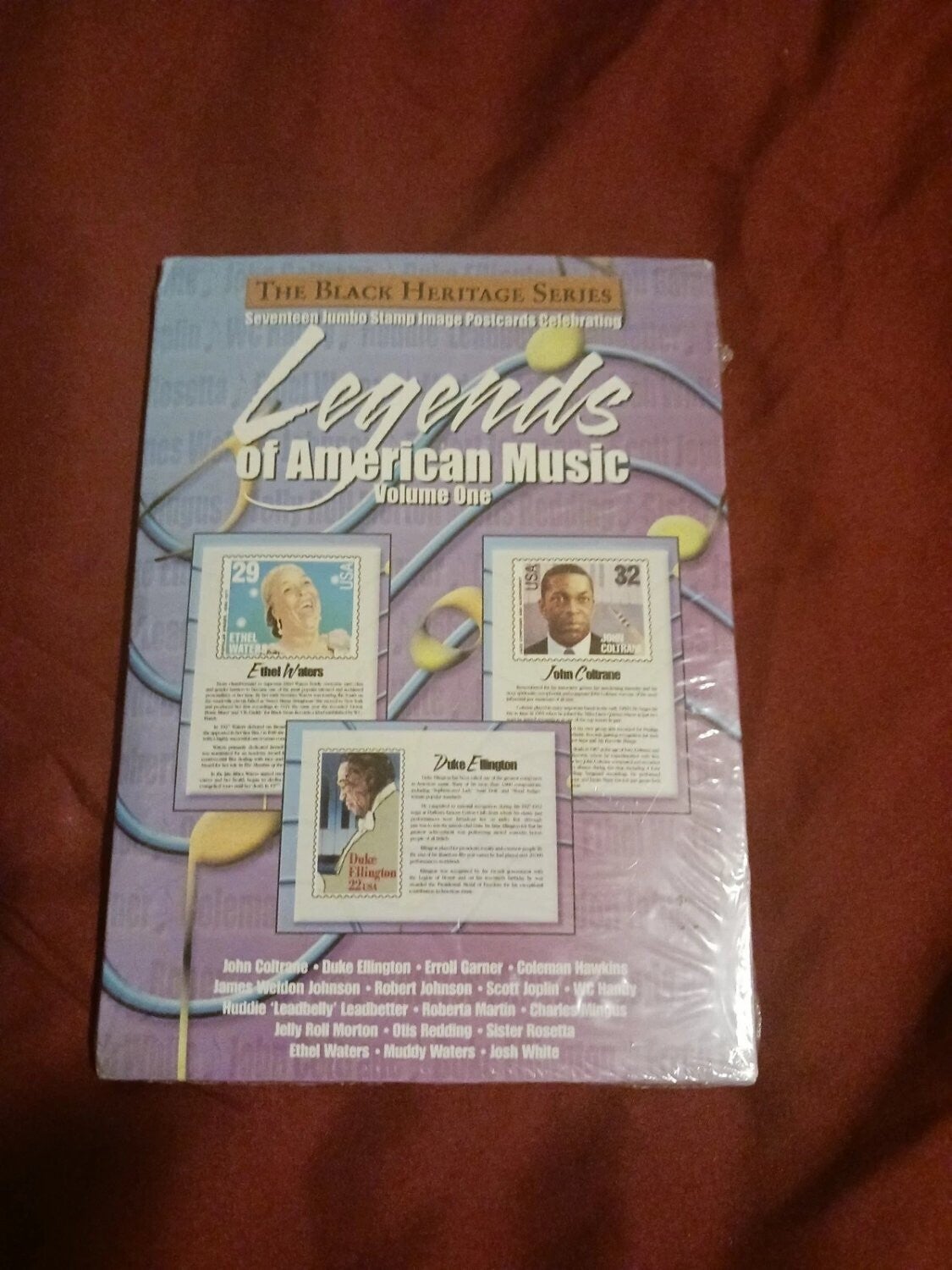 Legends of American Music Volume 1 Vintage Post Cards