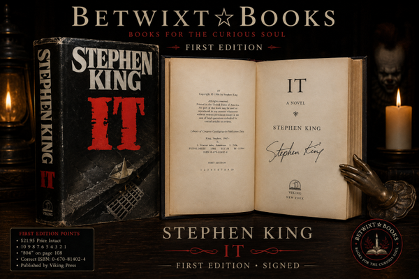 IT by Stephen King Hardback Book | First Edition & Signed