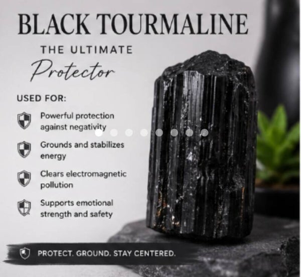 Premium Black Tourmaline (Medium)