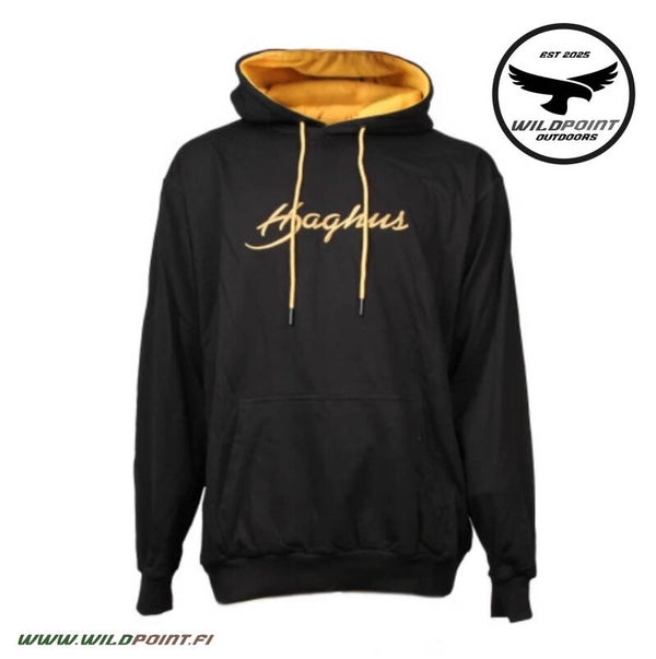 Haghus Sport huppari, musta. Koot S-3XL