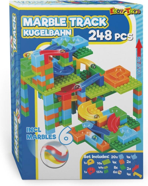 Eddy Toys knikkerbaan 248 pcs