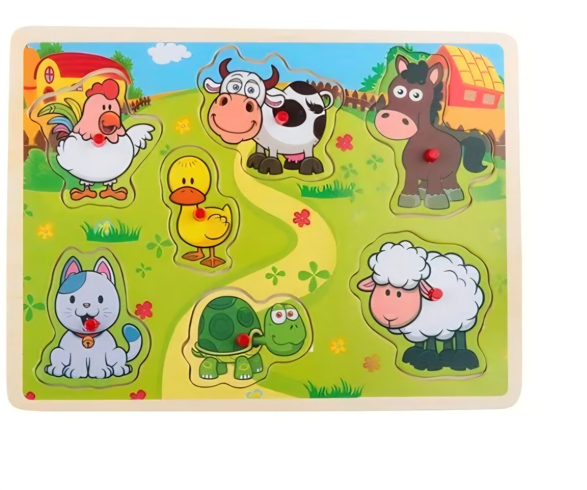 Puzzel boerderijdieren