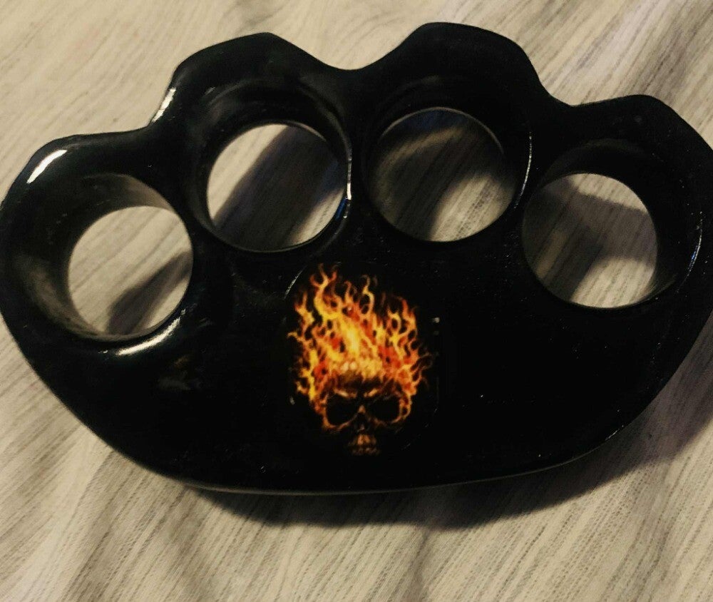 Epoxy Knuckle Fire Skull