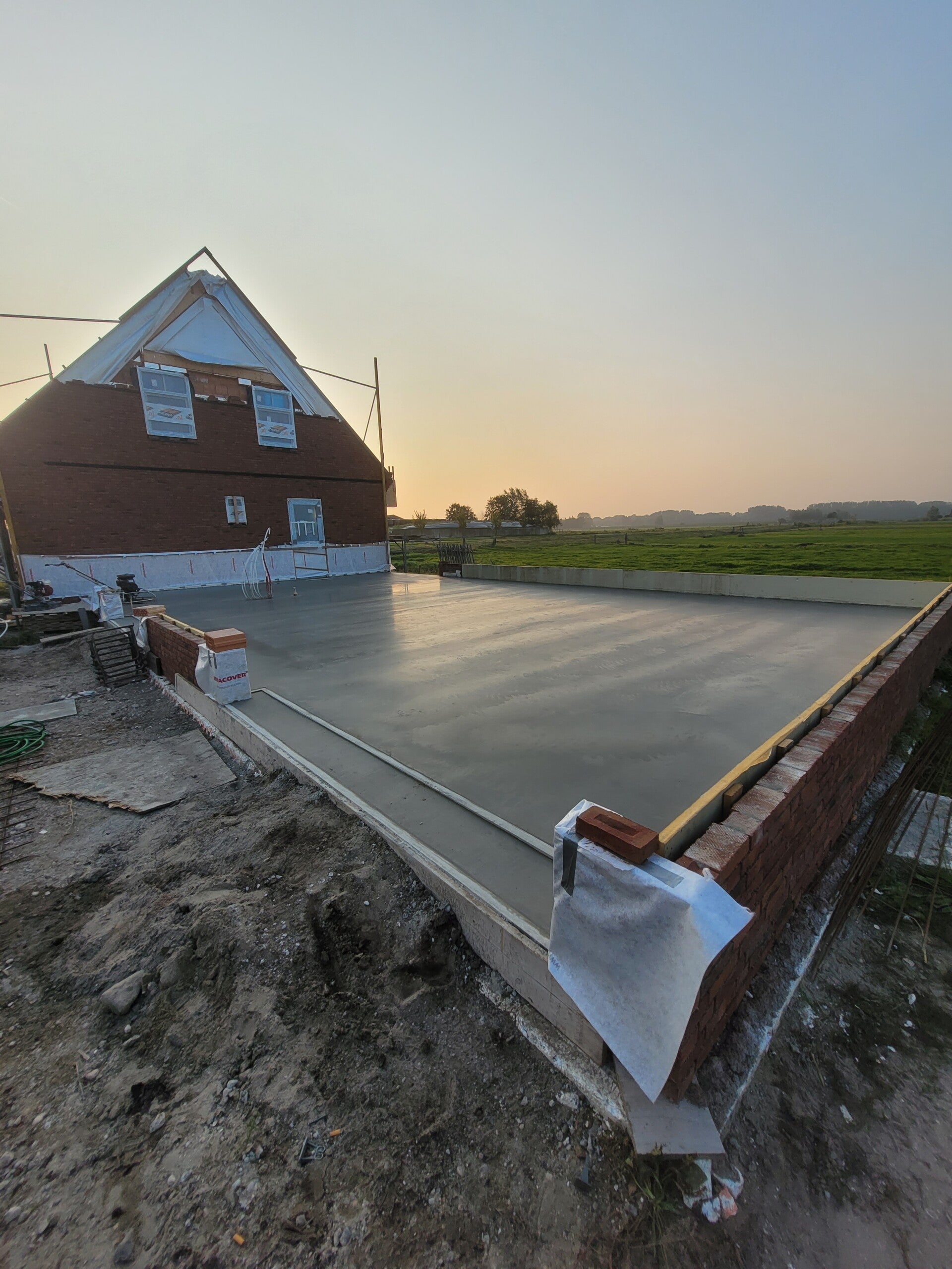 Gevlinderde betonvloer Aarlanderveen