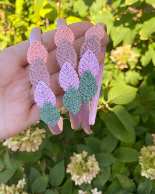 Diadeem met blaadjes