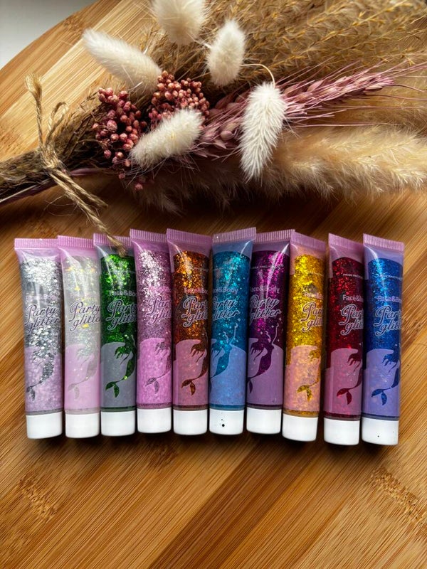 Haarglitters in verschillende kleuren (per stuk)