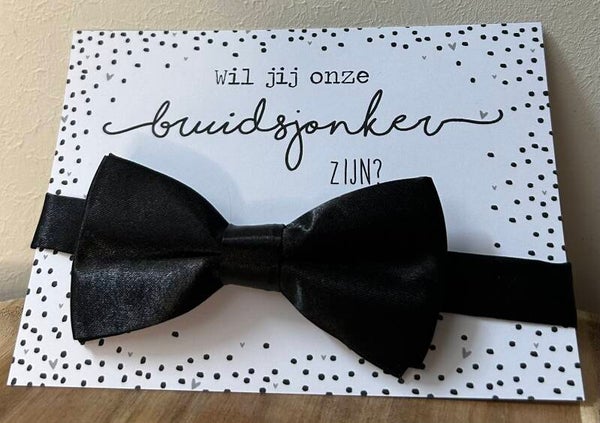 "Wil jij mijn bruidsjonker zijn"?