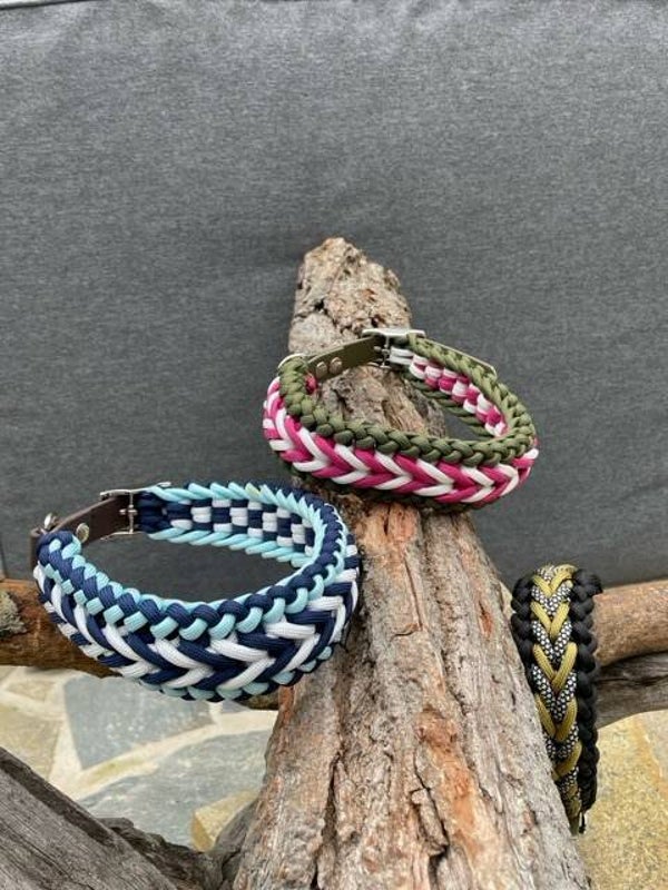 Halsband geknoopt  - Pretty in Blue