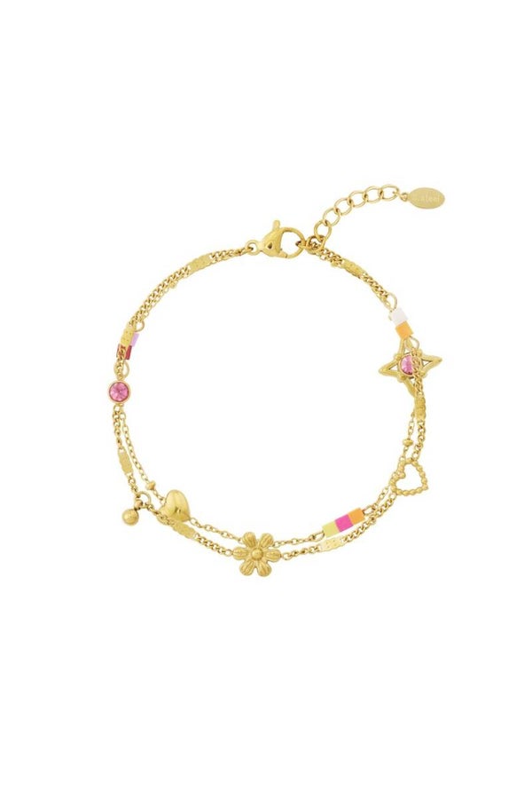 Charm Bracelets Flower Daily