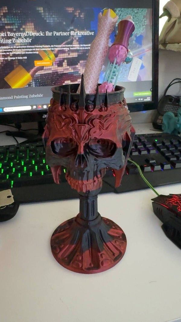 Stiftebecher SKULL