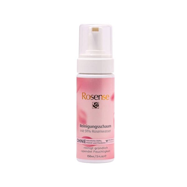 ROSENSE Reinigingsschuim met 91% Rozenwater – 150 ml