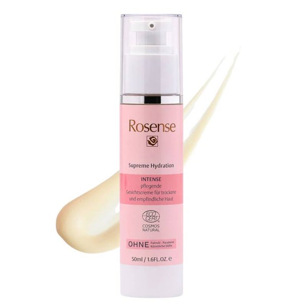 ROSENSE Supreme Hydration INTENSE voedende gezichtscrème – Droge & Gevoelige Huid – 50 ml