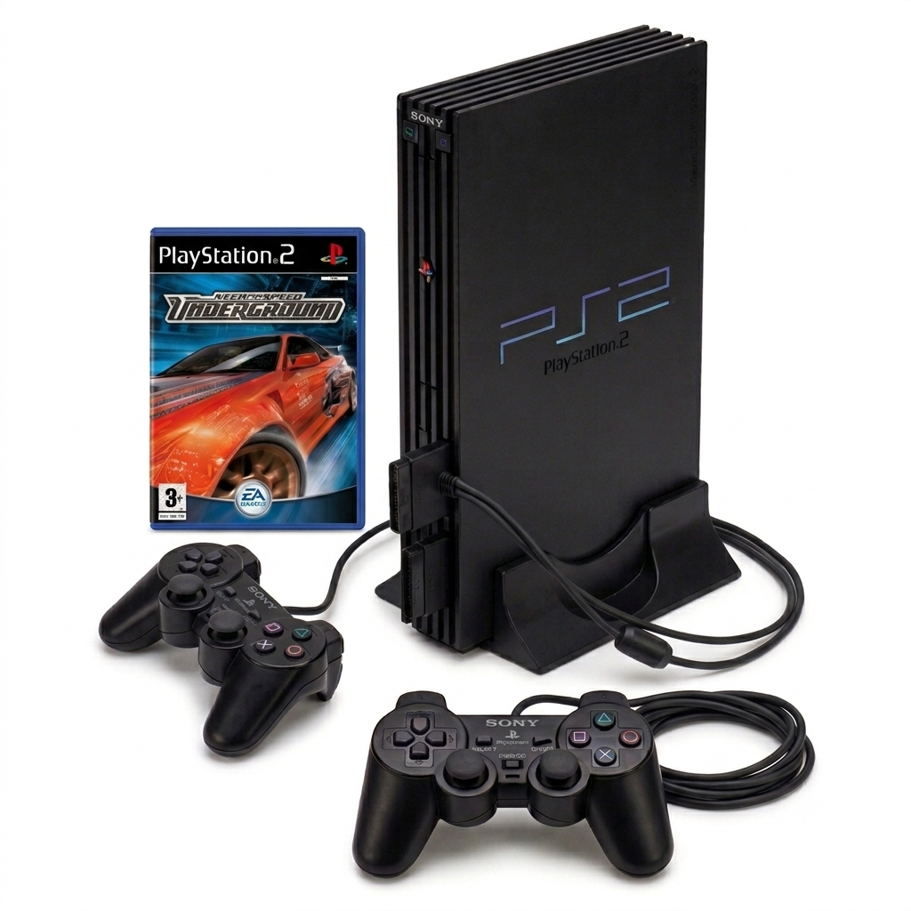 Playstation 2 Need For Speed Underground Bundle Inclusief 2 Playstation Dualshock 2 Controllers