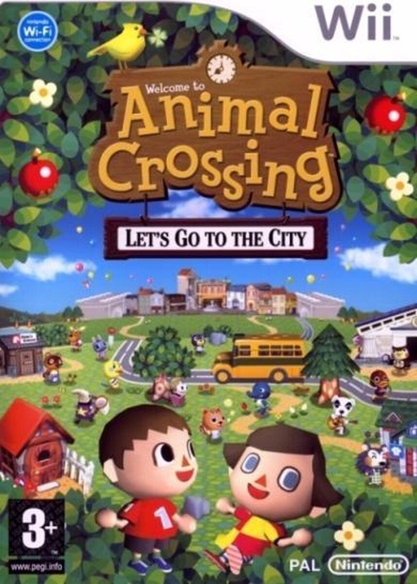 Animal Crossing Let's Go To The City voor Wii