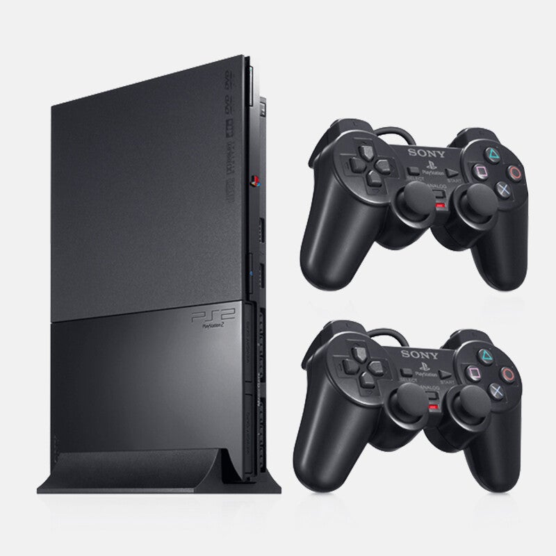 Playstation 2 Slim inclusief Twee Originele Dualshock 2 controllers