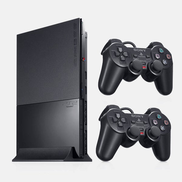 Playstation 2 Slim inclusief Twee Originele Dualshock 2 controllers