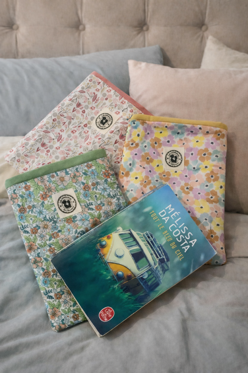 Ma pochette à livre format poche Fleurie