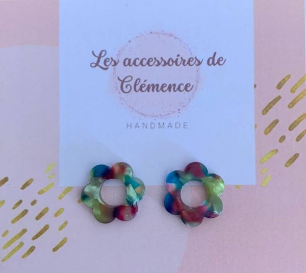 Les pampilles fleurs multicolores