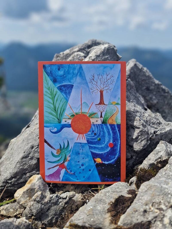 Postkarte -UNIVERSE