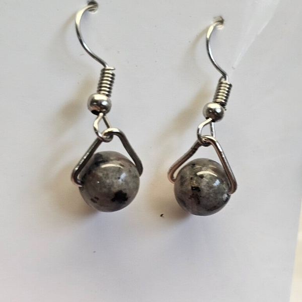 Sodalite Bead Earrings