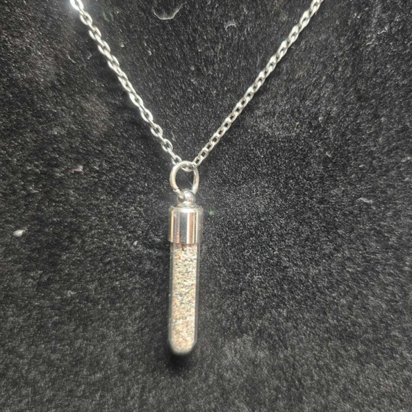 Mini vial necklace