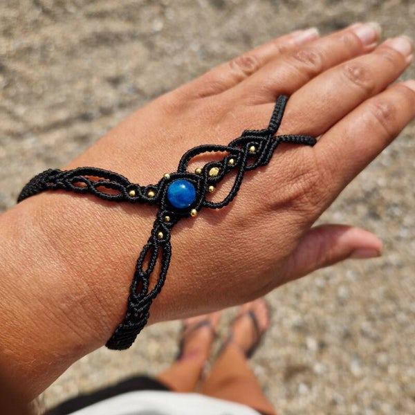 Vinger bracelet black