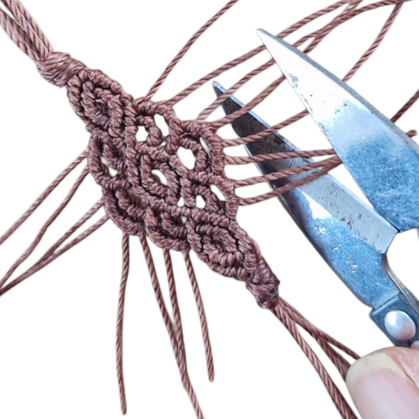 diy micro macrame armband pakket