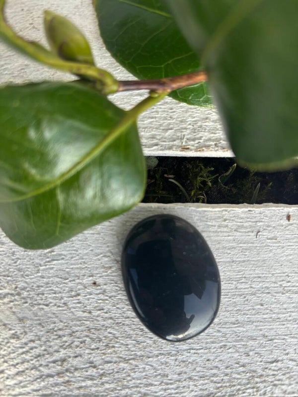 Duimsteen Zwarte Agaat