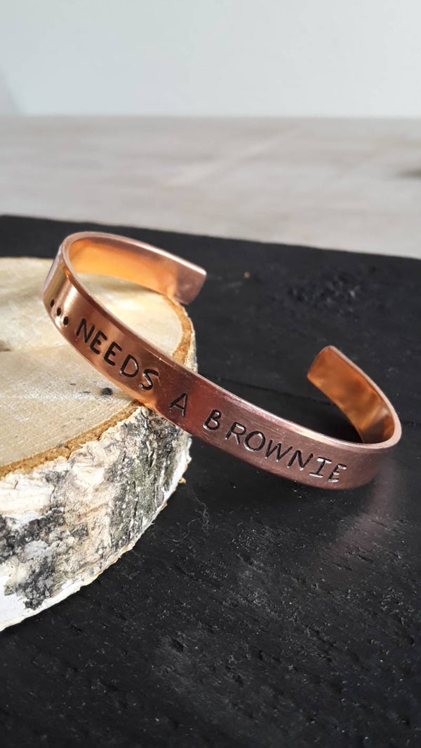 Tekst armband Koper en Goudkleurig