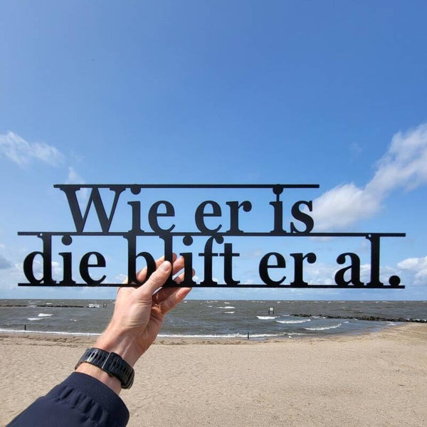 Urker stalen bord - 60 cm