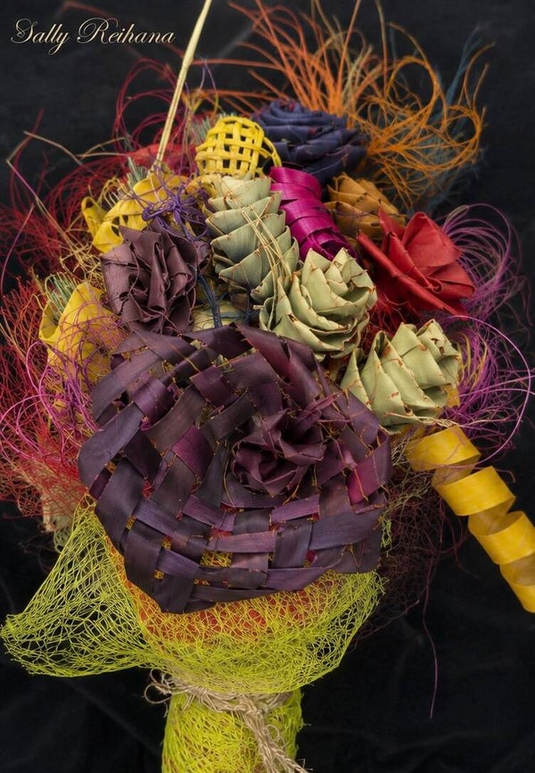 Harakeke bouquet - multi coloured