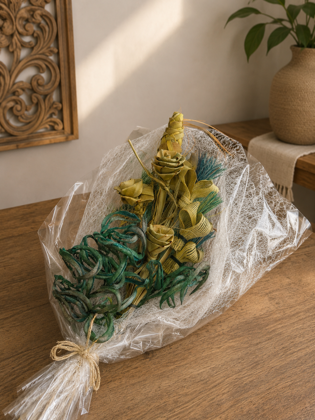 Harakeke Bouquet- green & neutral