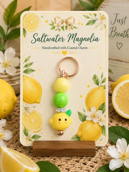 Lemon Drop Keychain