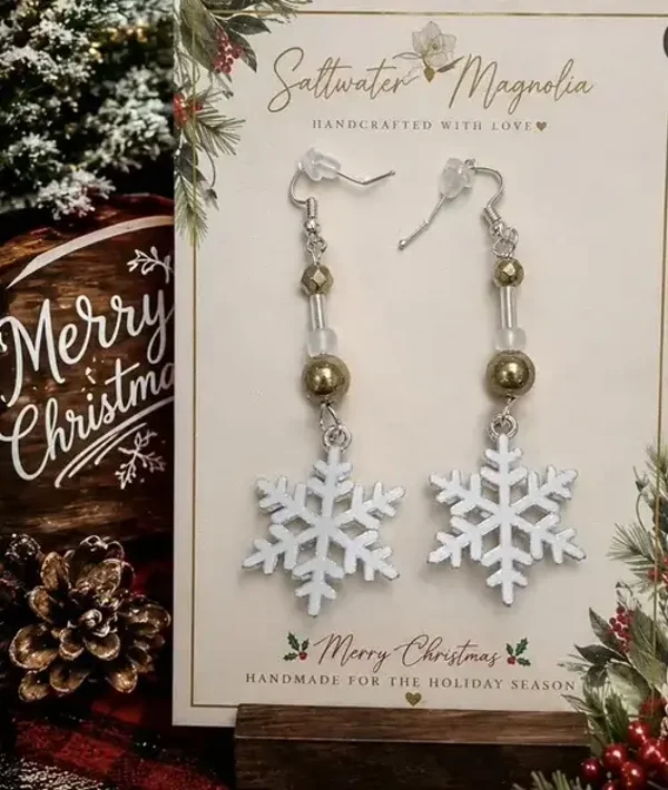Winter Wishes Snowflake Earrings